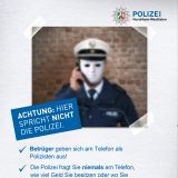 Falscher Polizist maskiert